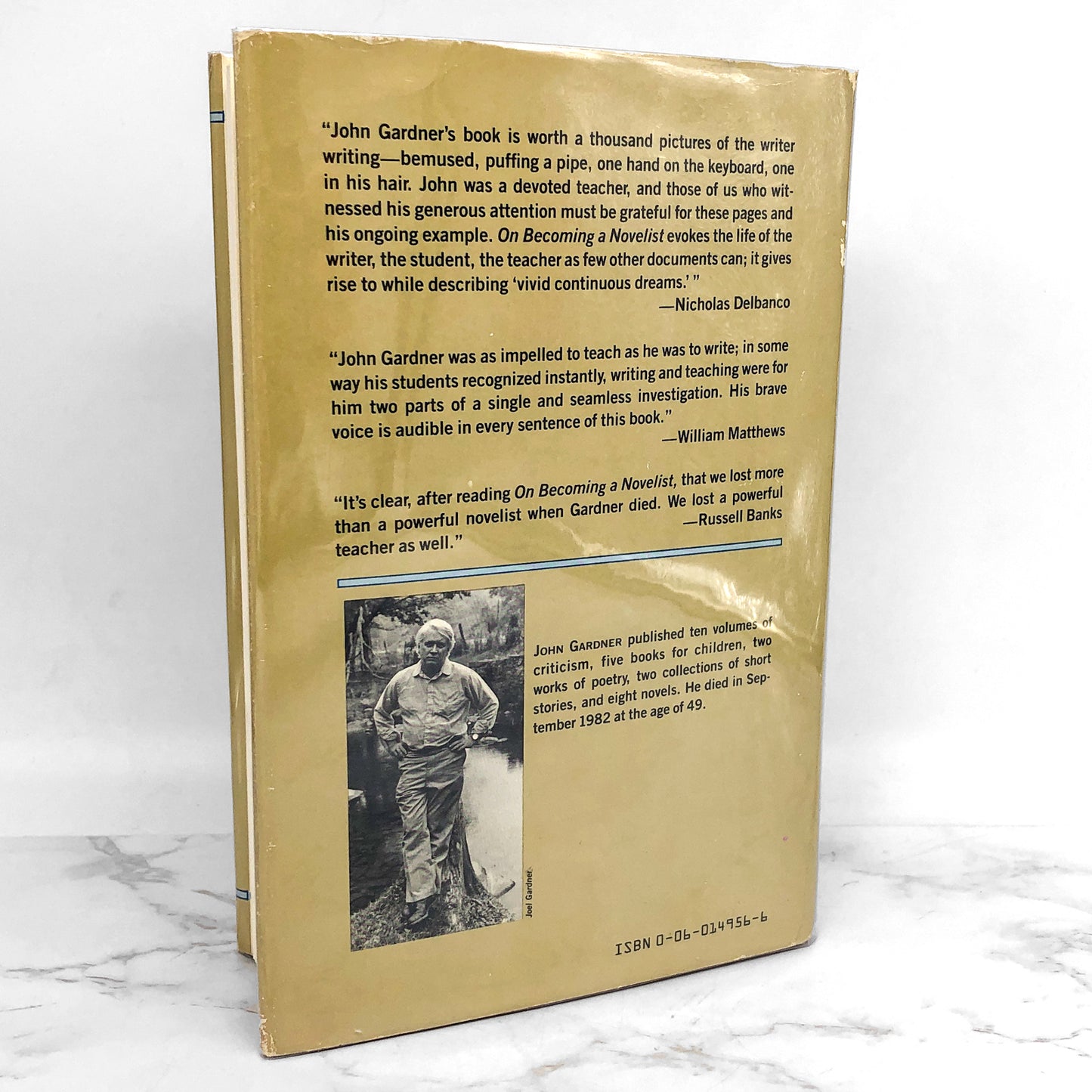 On Becoming a Novelist by John Gardner w. foreword by Raymond Carver [FIRST EDITION] 1983