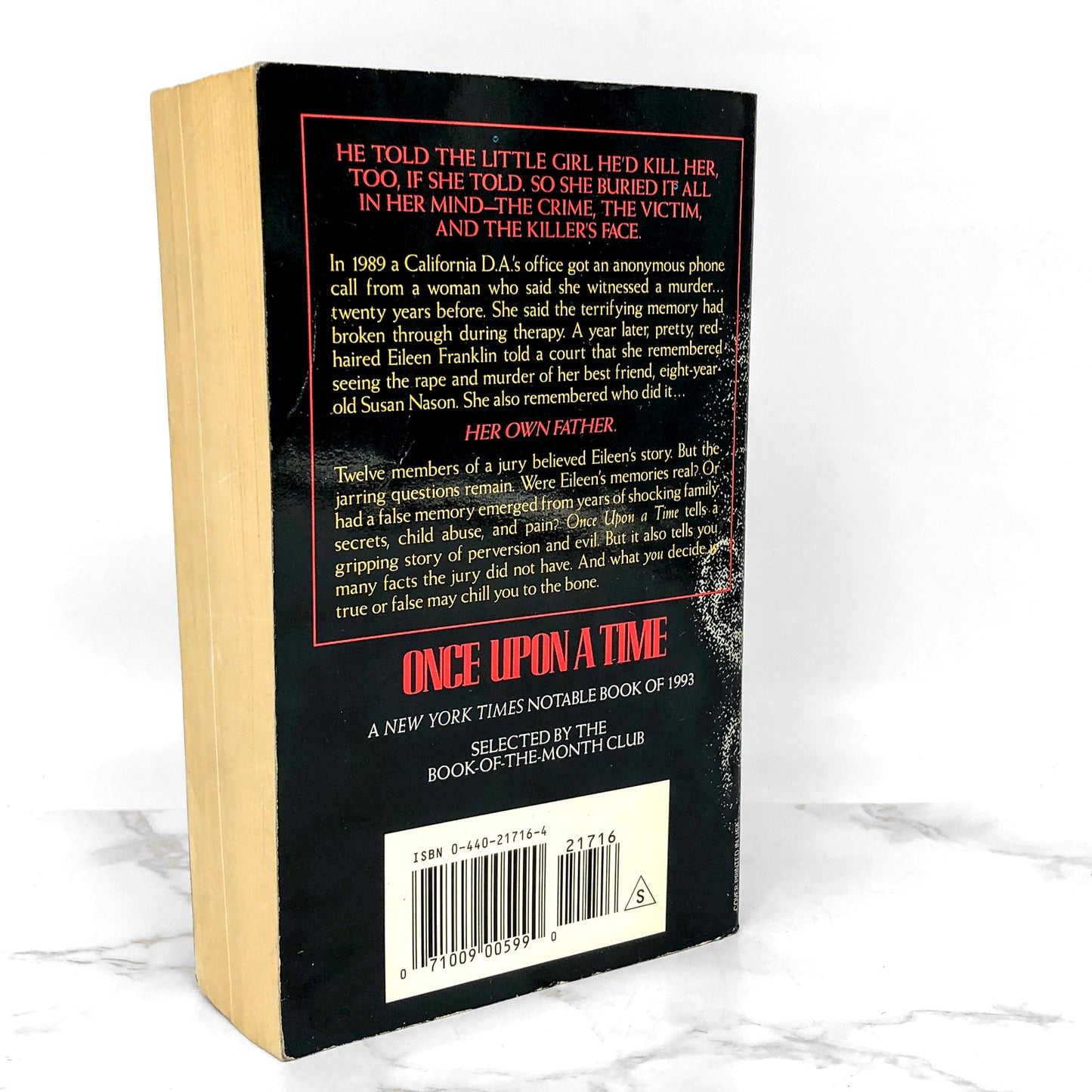 Once Upon a Time: A True Story of Memory, Murder & the Law by Harry MacLean [FIRST PAPERBACK PRINTING] 1994