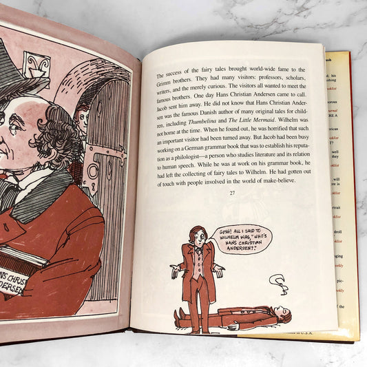 Once Upon a Time! • A Story of the Brothers Grimm by Robert M. Quackenbush [FIRST EDITION • FIRST PRINTING] • 1985