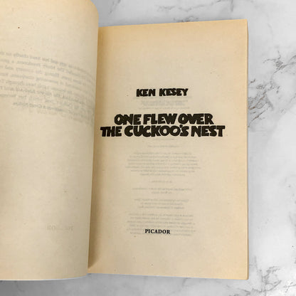 One Flew Over the Cuckoo's Nest by Ken Kesey [U.K. TRADE PAPERBACK] 1979 • Rare Movie Tie-In