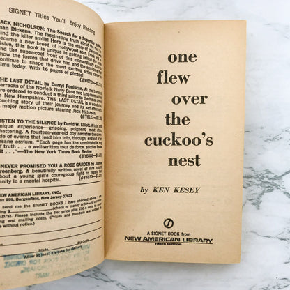 One Flew Over the Cuckoo's Nest by Ken Kesey [MOVIE TIE-IN PAPERBACK / 1975]