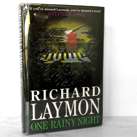 One Rainy Night by Richard Laymon [1991 U.K. FIRST EDITION / FIRST PRINTING]