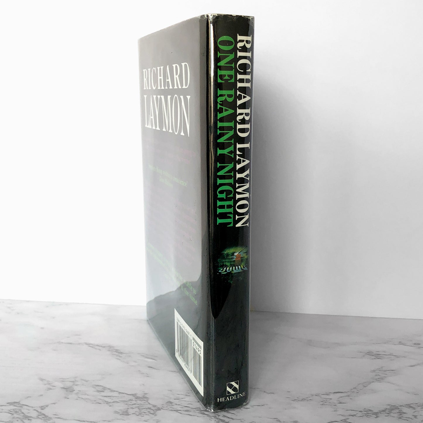 One Rainy Night by Richard Laymon [1991 U.K. FIRST EDITION / FIRST PRINTING]