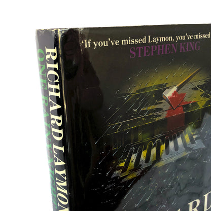 One Rainy Night by Richard Laymon [1991 U.K. FIRST EDITION / FIRST PRINTING]