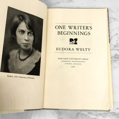 One Writer's Beginnings by Eudora Welty [FIRST EDITION] 1984