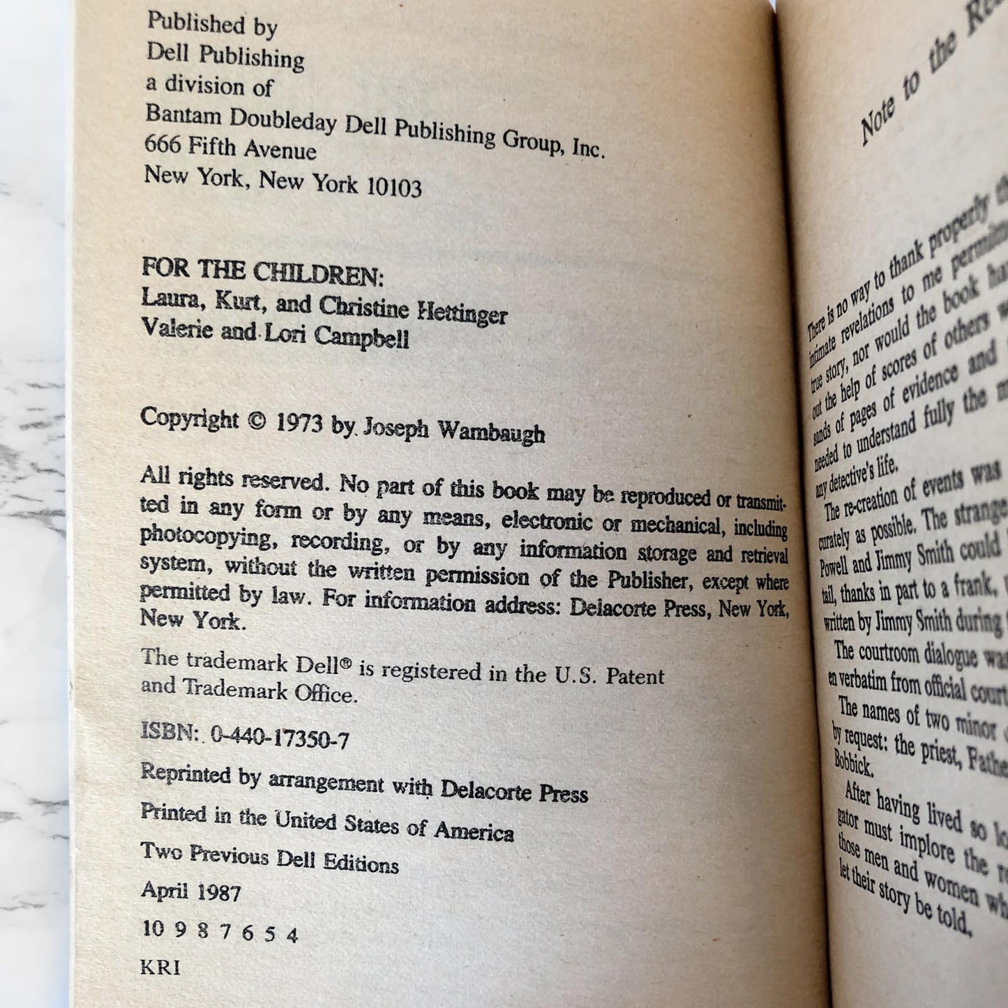 The Onion Field by Joseph Wambaugh [1987 PAPERBACK]