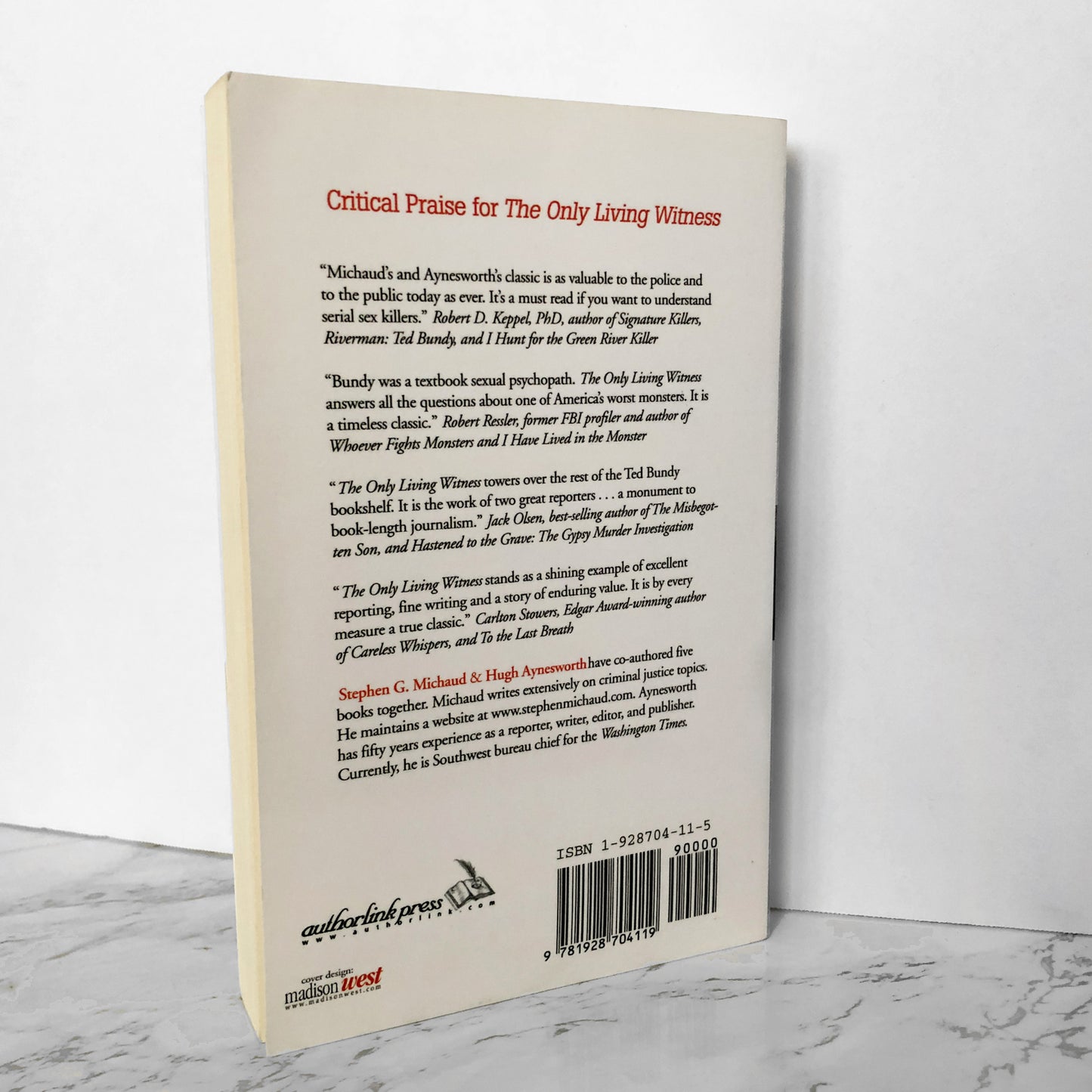 The Only Living Witness: The True Story of Serial Sex Killer Ted Bundy by Stephen Michaud & Hugh Aynesworth [1999 TRADE PAPERBACK] - Bookshop Apocalypse