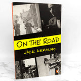 On the Road by Jack Kerouac [1976 TRADE PAPERBACK] • Penguin • 90's Ginsberg Cover