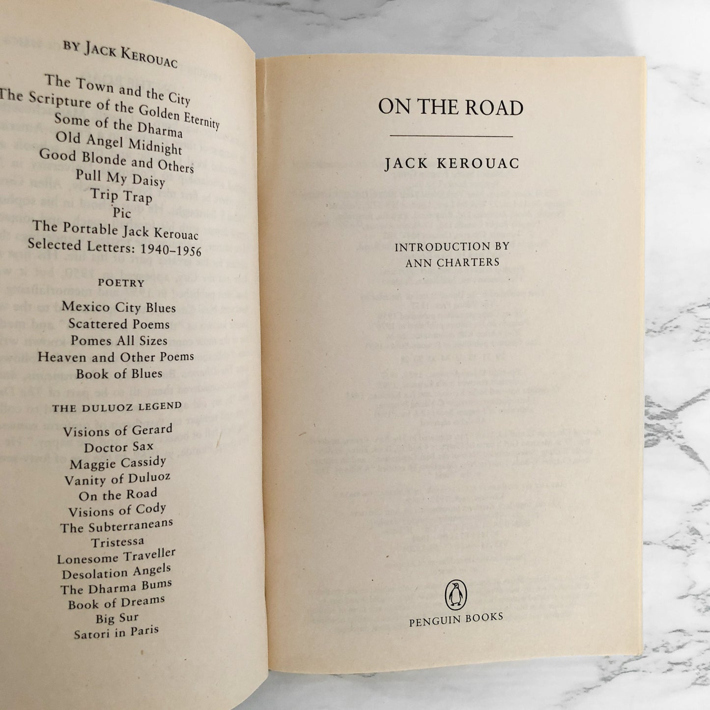 On the Road by Jack Kerouac [1991 TRADE PAPERBACK]