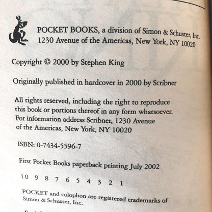 On Writing: A Memoir of the Craft by Stephen King [2002 PAPERBACK]
