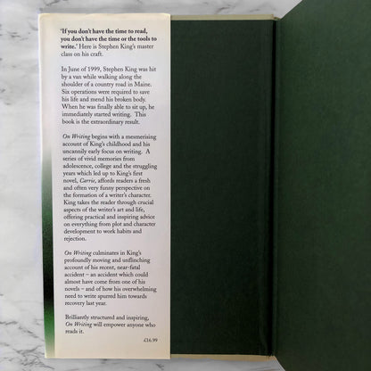 On Writing: A Memoir of the Craft by Stephen King [U.K. FIRST EDITION / FIRST PRINTING] 2000