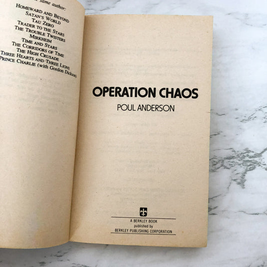 Operation Chaos by Poul Anderson [1978 PAPERBACK]