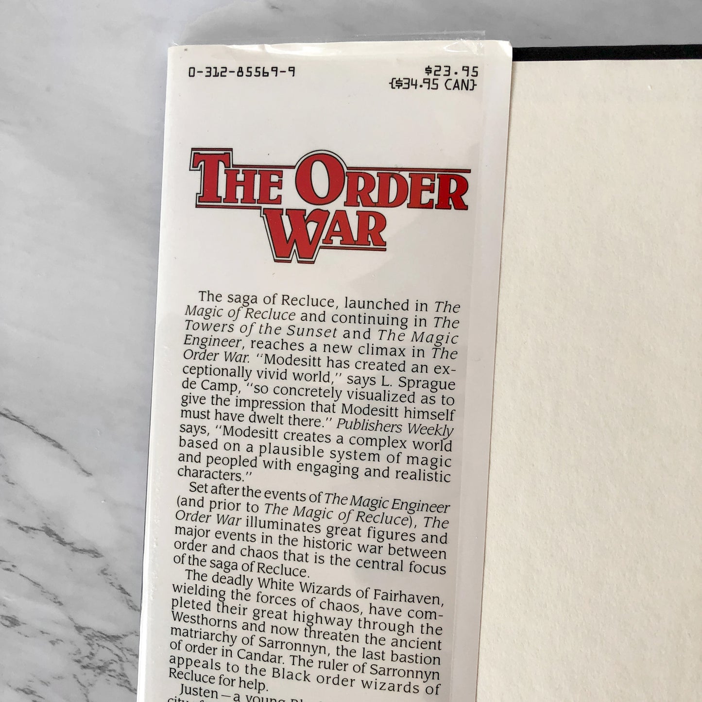 The Order War by L.E. Modesitt Jr. [FIRST EDITION / FIRST PRINTING] 1995