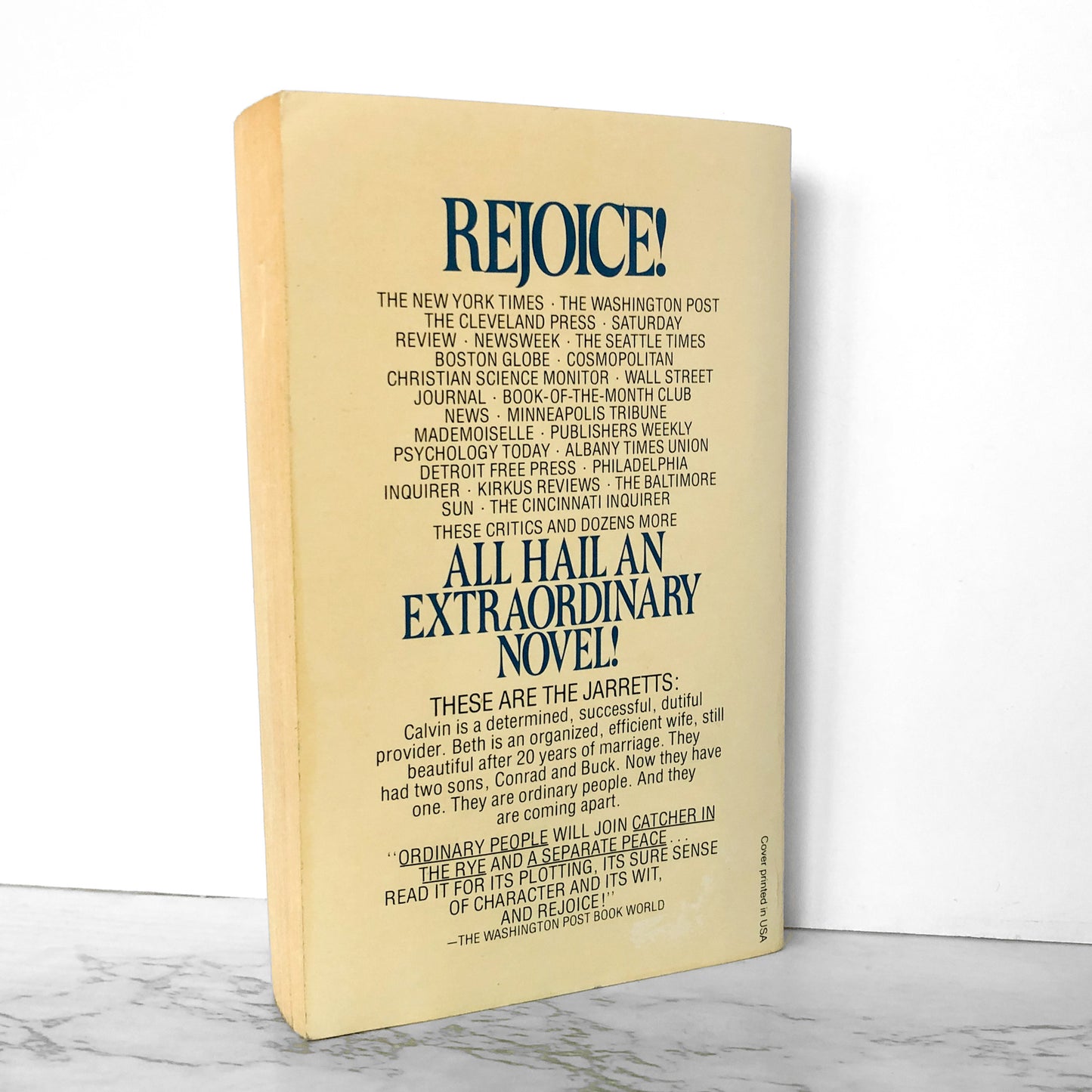 Ordinary People by Judith Guest [1977 PAPERBACK]