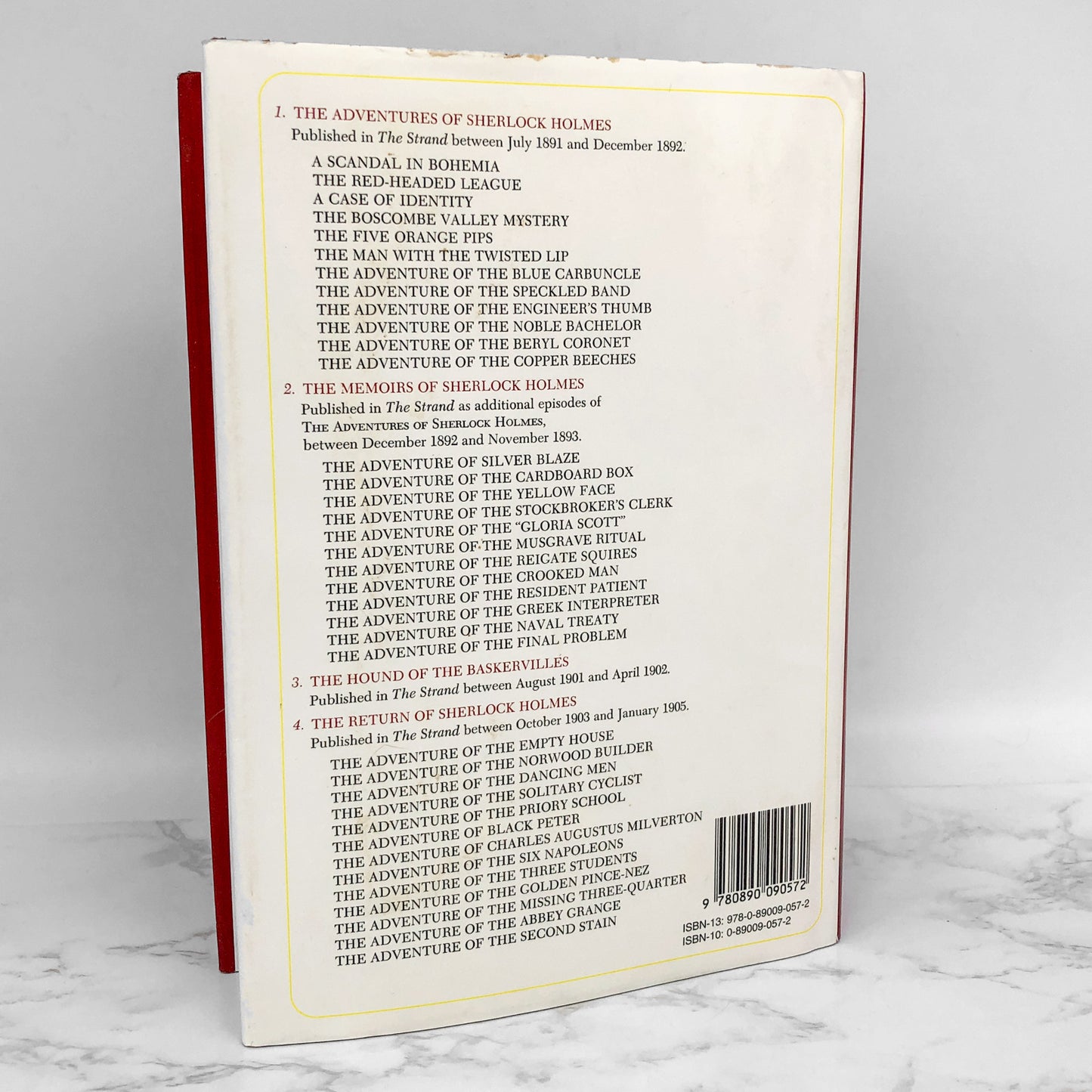 The Original Illustrated Sherlock Holmes by Arthur Conan Doyle [1981 HARDCOVER]