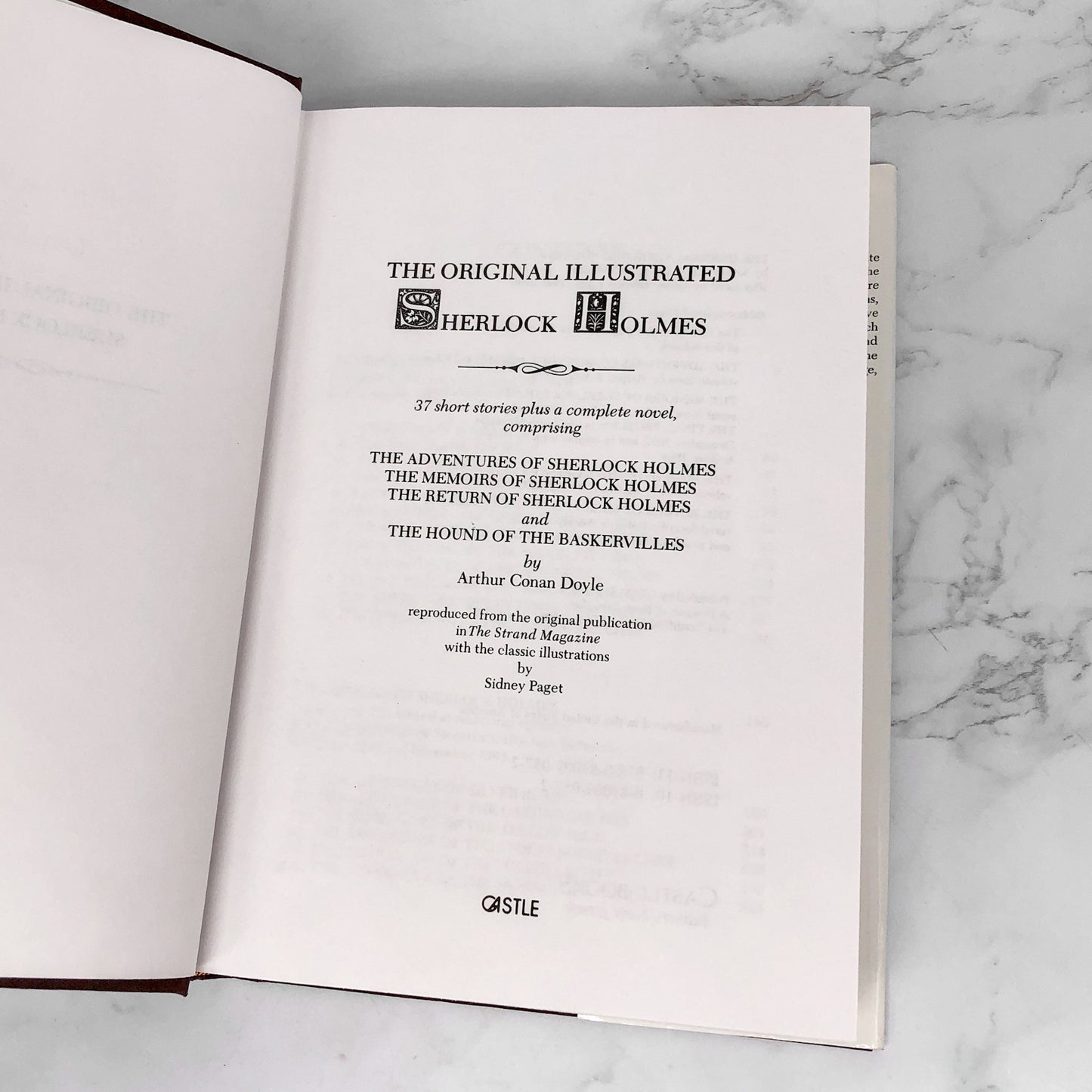 The Original Illustrated Sherlock Holmes by Arthur Conan Doyle [1981 HARDCOVER]