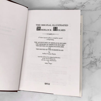 The Original Illustrated Sherlock Holmes by Arthur Conan Doyle [1981 HARDCOVER]