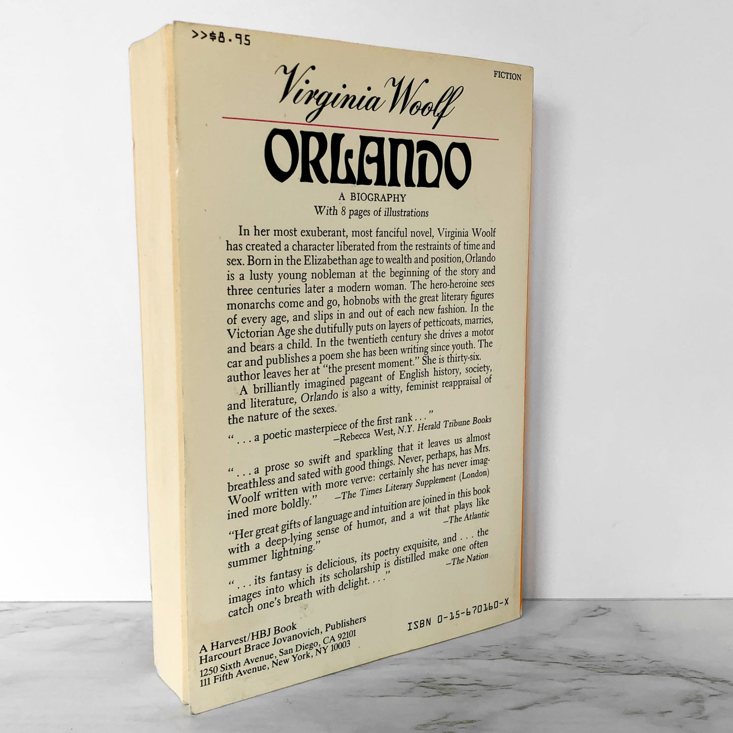 Orlando by Virginia Woolf [TRADE PAPERBACK / 1973] Harcourt