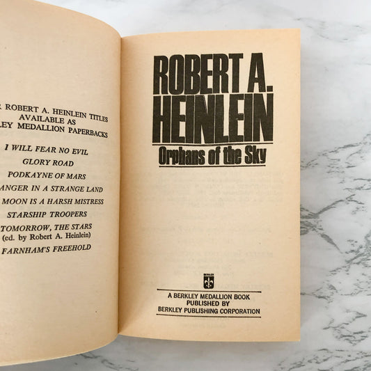 Orphans of the Sky by Robert Heinlein [1970 PAPERBACK]