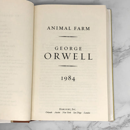 Animal Farm and 1984 by George Orwell [2003 HARDCOVER ANTHOLOGY]