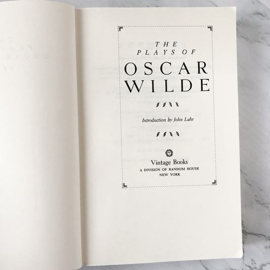 The Plays of Oscar Wilde [1988 TRADE PAPERBACK] - Bookshop Apocalypse