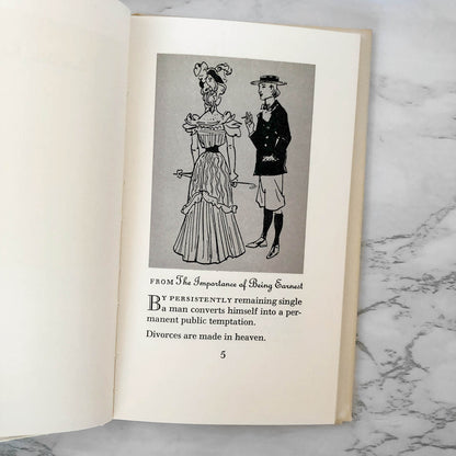 Epigrams of Oscar Wilde [U.S. FIRST EDITION / 1960] Peter Pauper Press