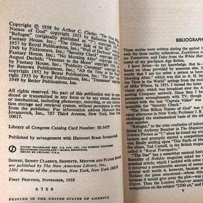 The Other Side of the Sky by Arthur C. Clarke [1959 PAPERBACK]