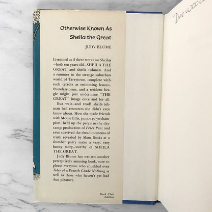 Otherwise Known as Sheila the Great by Judy Blume [1972 HARDCOVER]