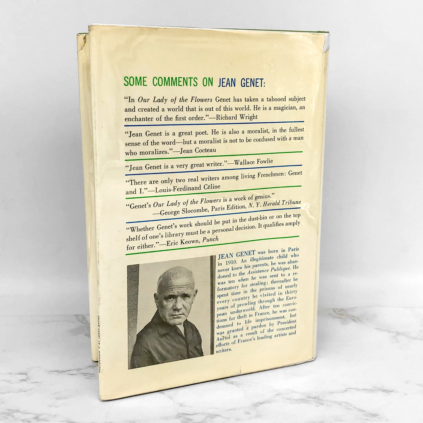 Our Lady of the Flowers by Jean Genet [U.S. FIRST EDITION] 1963 • Grove Press