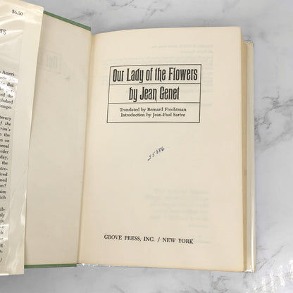 Our Lady of the Flowers by Jean Genet [U.S. FIRST EDITION] 1963 • Grove Press