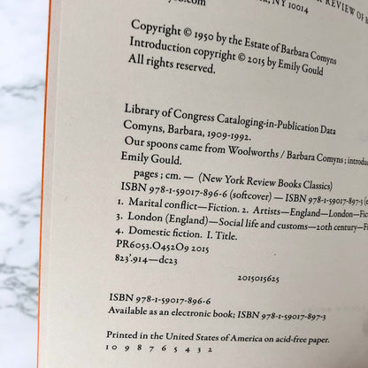 Our Spoons Came from Woolworths by Barbara Comyns [NYRB DELUXE TRADE PAPERBACK] 2015