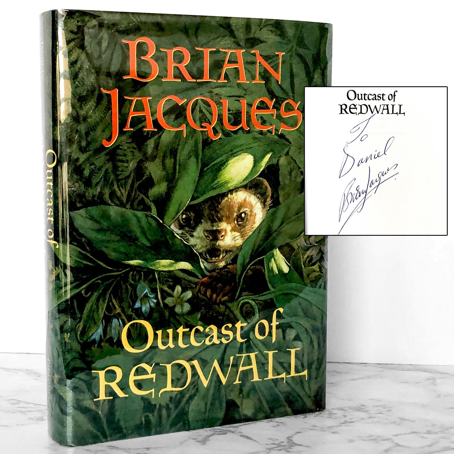 Outcast of Redwall by Brian Jacques SIGNED! [FIRST EDITION / FIRST PRINTING] 1996
