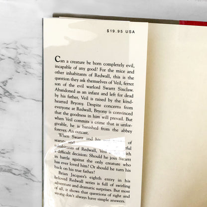 Outcast of Redwall by Brian Jacques SIGNED! [FIRST EDITION / FIRST PRINTING] 1996