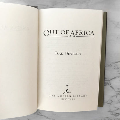 Out of Africa by Isak Dinesen [THE MODERN LIBRARY] 1992