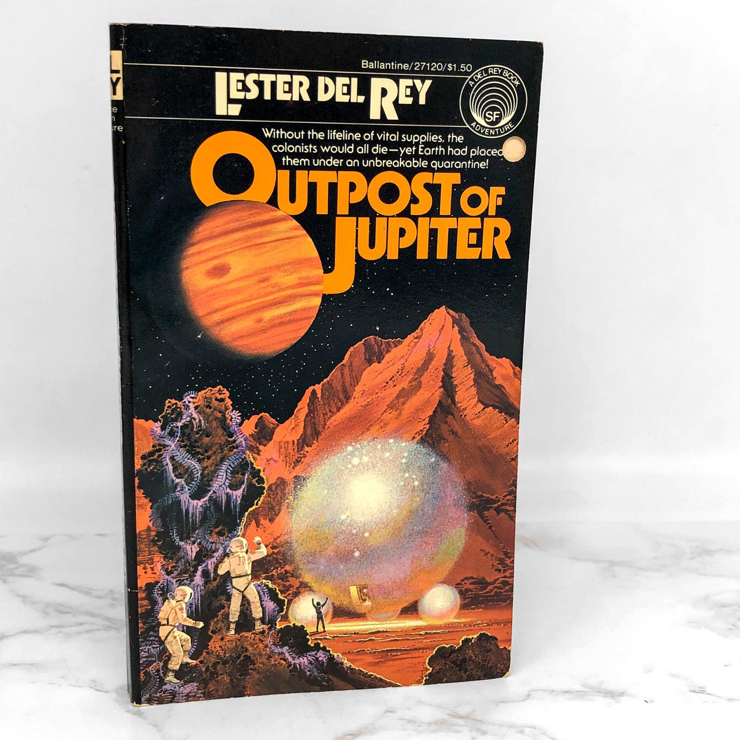Outpost of Jupiter by Lester del Rey [FIRST PAPERBACK EDITION] 1978 • Del-Rey