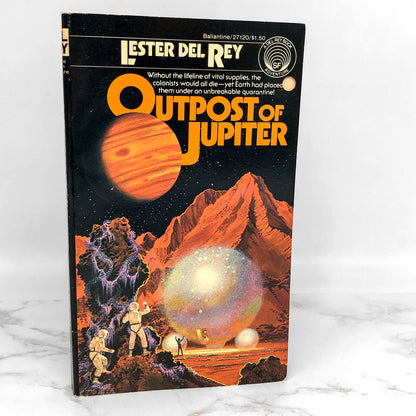 Outpost of Jupiter by Lester del Rey [FIRST PAPERBACK EDITION] 1978 • Del-Rey