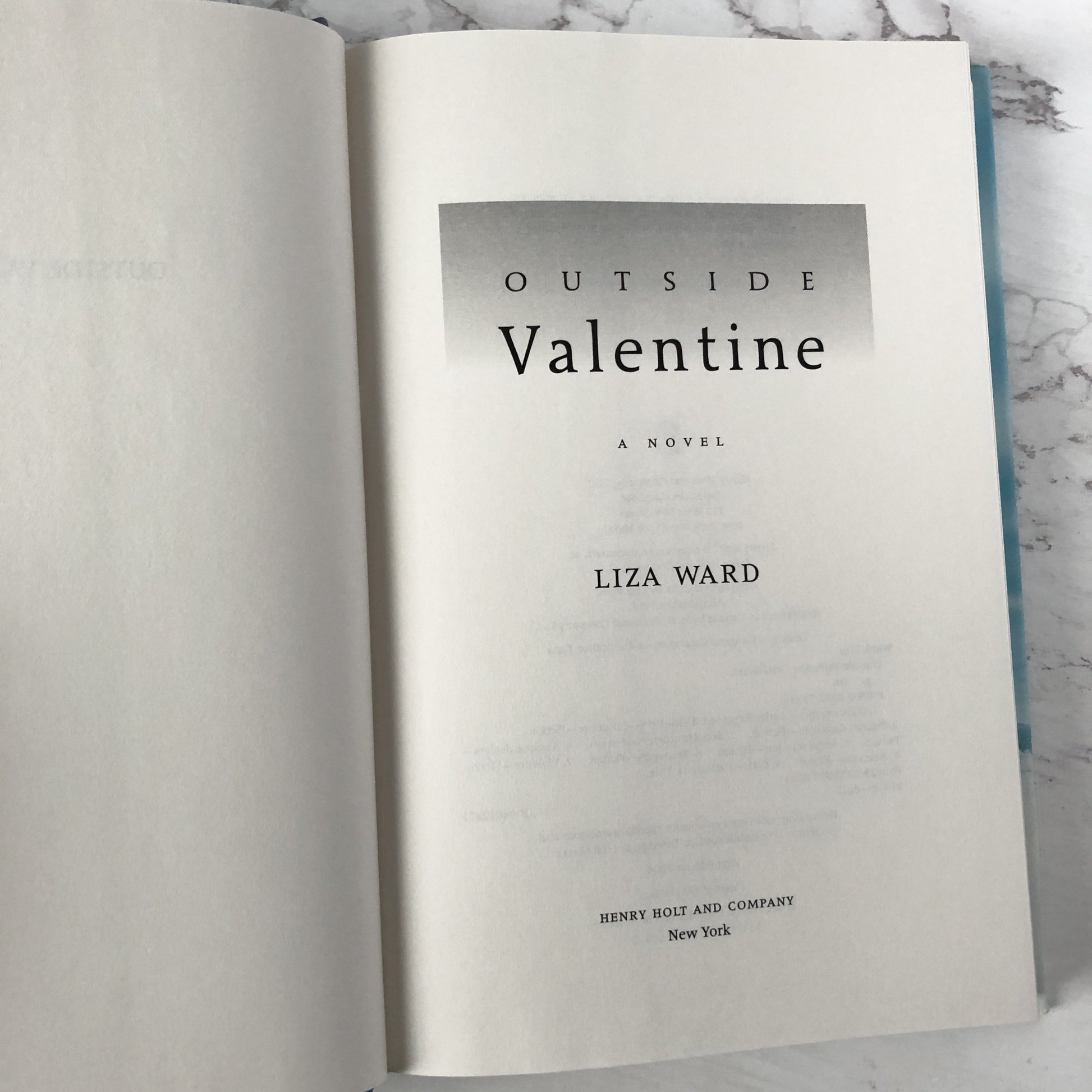 Outside Valentine by Liza Ward [FIRST EDITION / FIRST PRINTING] - Bookshop Apocalypse