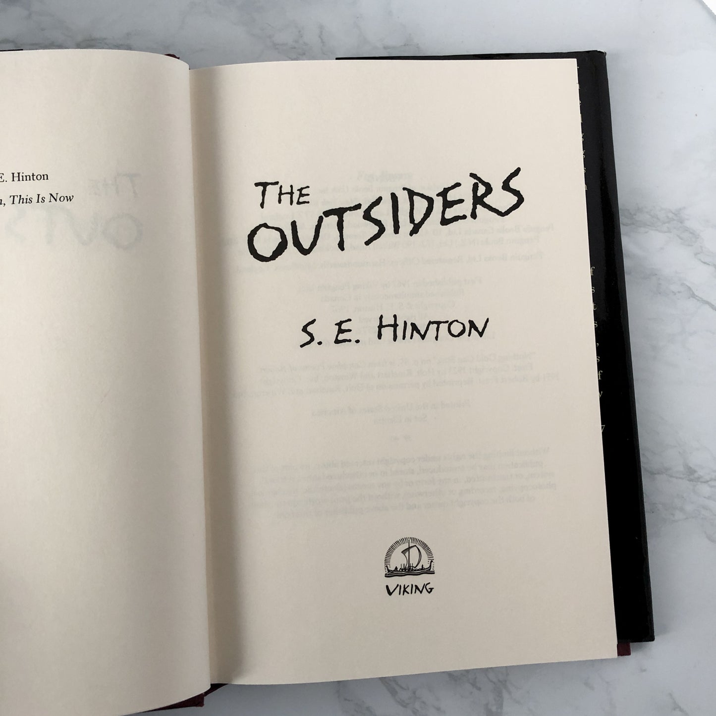 The Outsiders by S.E. Hinton [FIRST EDITION / 40th PRINTING] - Bookshop Apocalypse