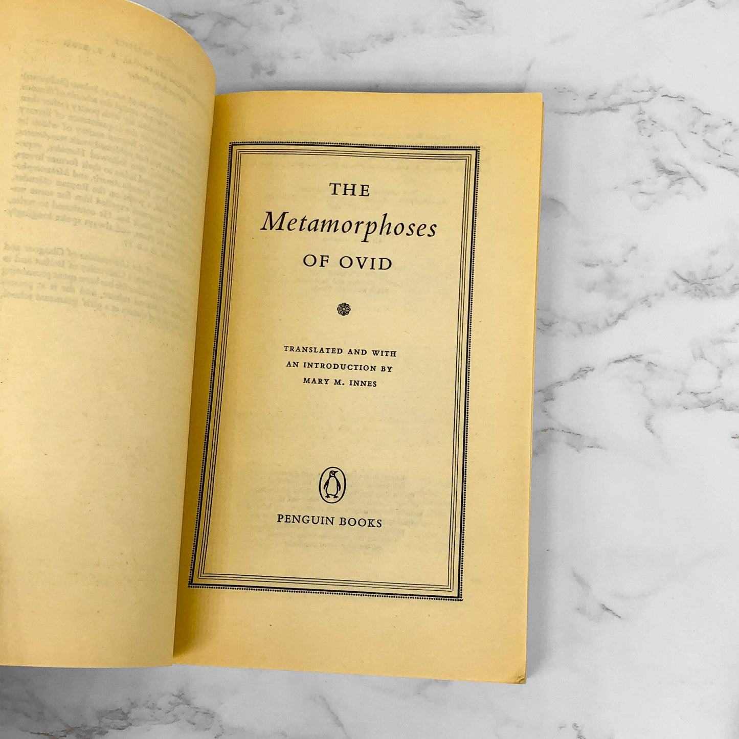 Metamorphoses by Ovid [1977 U.K. PAPERBACK]