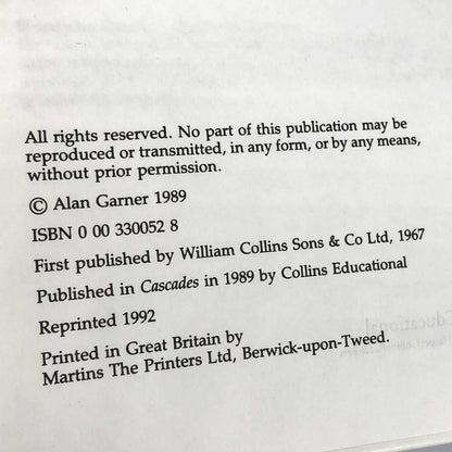 The Owl Service by Alan Garner [U.K. HARDCOVER] 1992 • Collins
