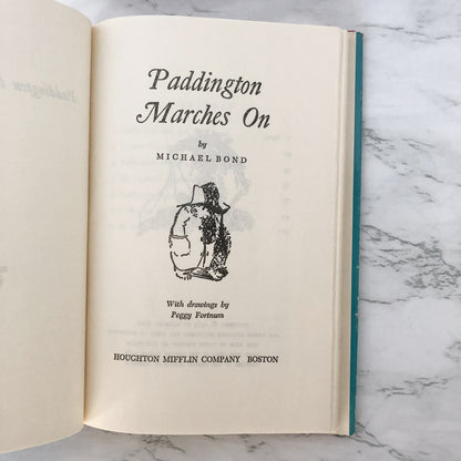 Paddington Marches On by Michael Bond [BOOK CLUB EDITION / 1965]