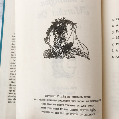 Paddington Marches On by Michael Bond [BOOK CLUB EDITION / 1965]