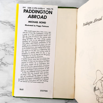 Paddington Abroad by Michael Bond [U.S. FIRST EDITION / 1972]