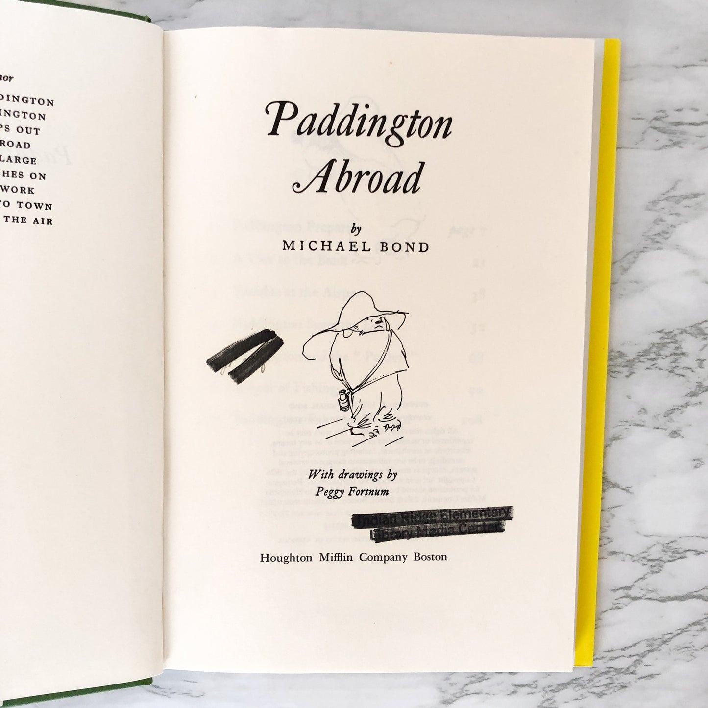 Paddington Abroad by Michael Bond [U.S. FIRST EDITION / 1972]