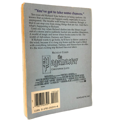 The Pagemaster by Jordan Horowitz 'aka' Todd Strasser [MOVIE TIE-IN PAPERBACK] 1994