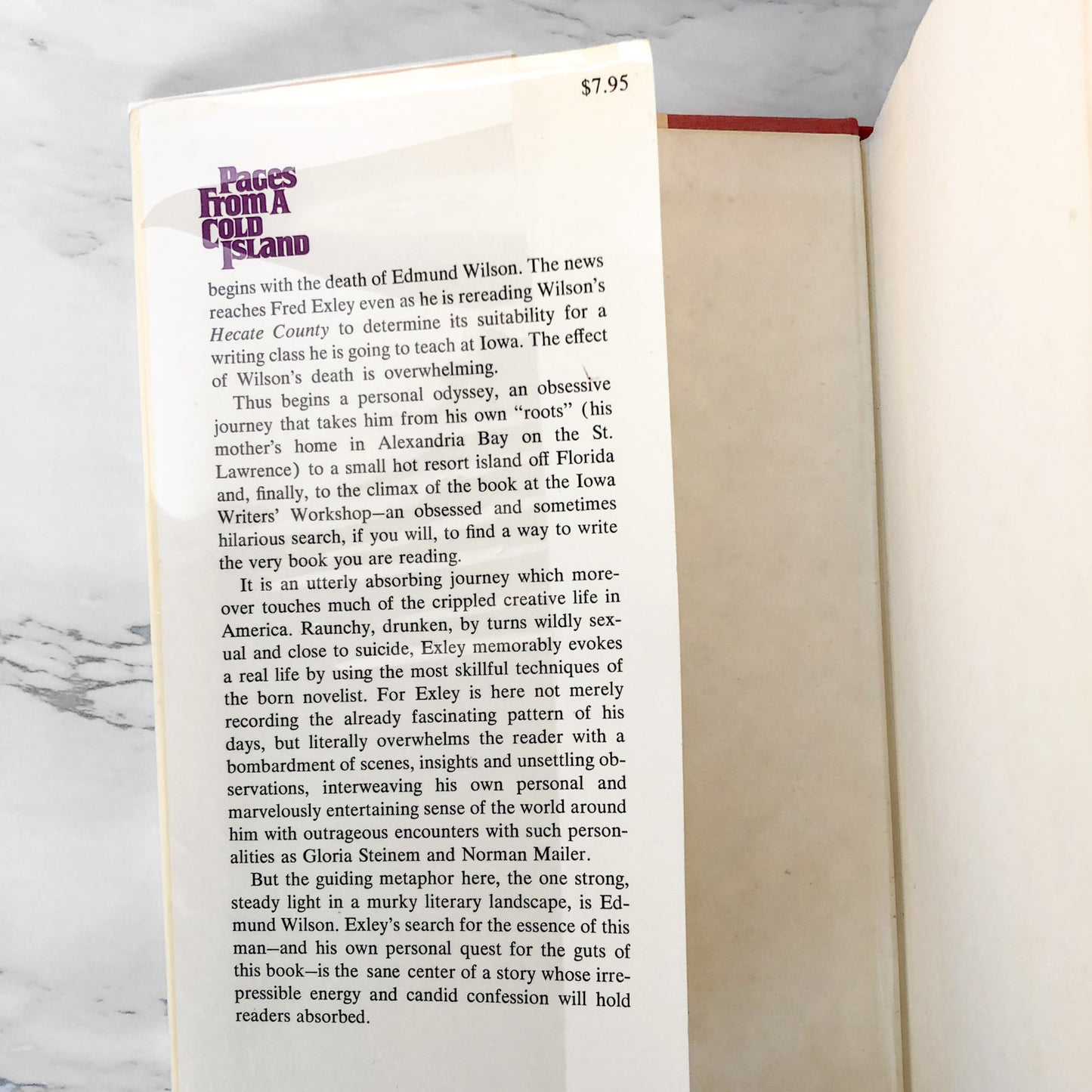 Pages from a Cold Island by Frederick Exley [FIRST EDITION • FIRST PRINTING] 1975