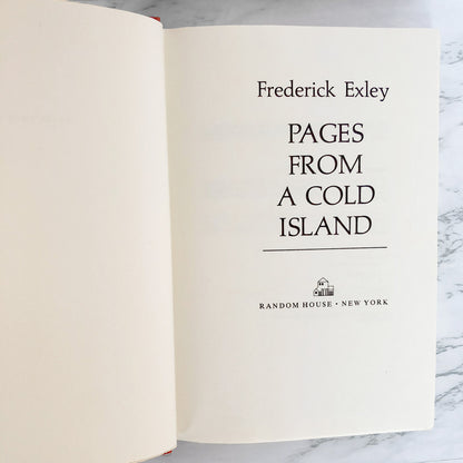 Pages from a Cold Island by Frederick Exley [FIRST EDITION • FIRST PRINTING] 1975