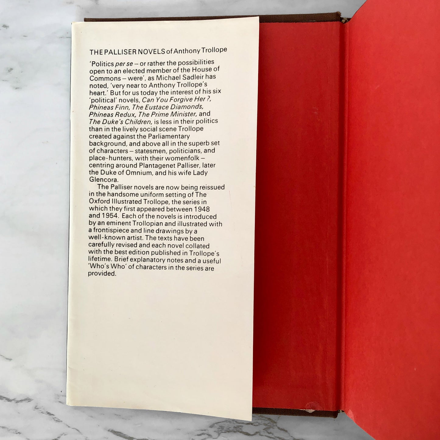 The Eustace Diamonds: A Palliser Novel by Anthony Trollope [OXFORD HARDCOVER / 1971]