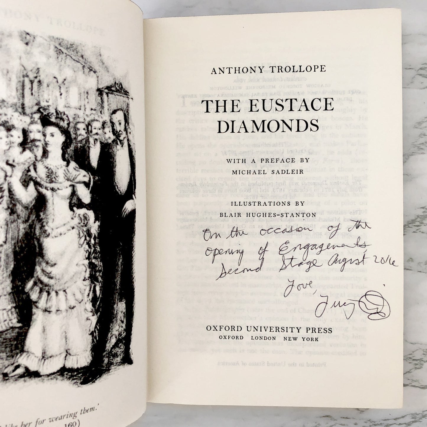 The Eustace Diamonds: A Palliser Novel by Anthony Trollope [OXFORD HARDCOVER / 1971]