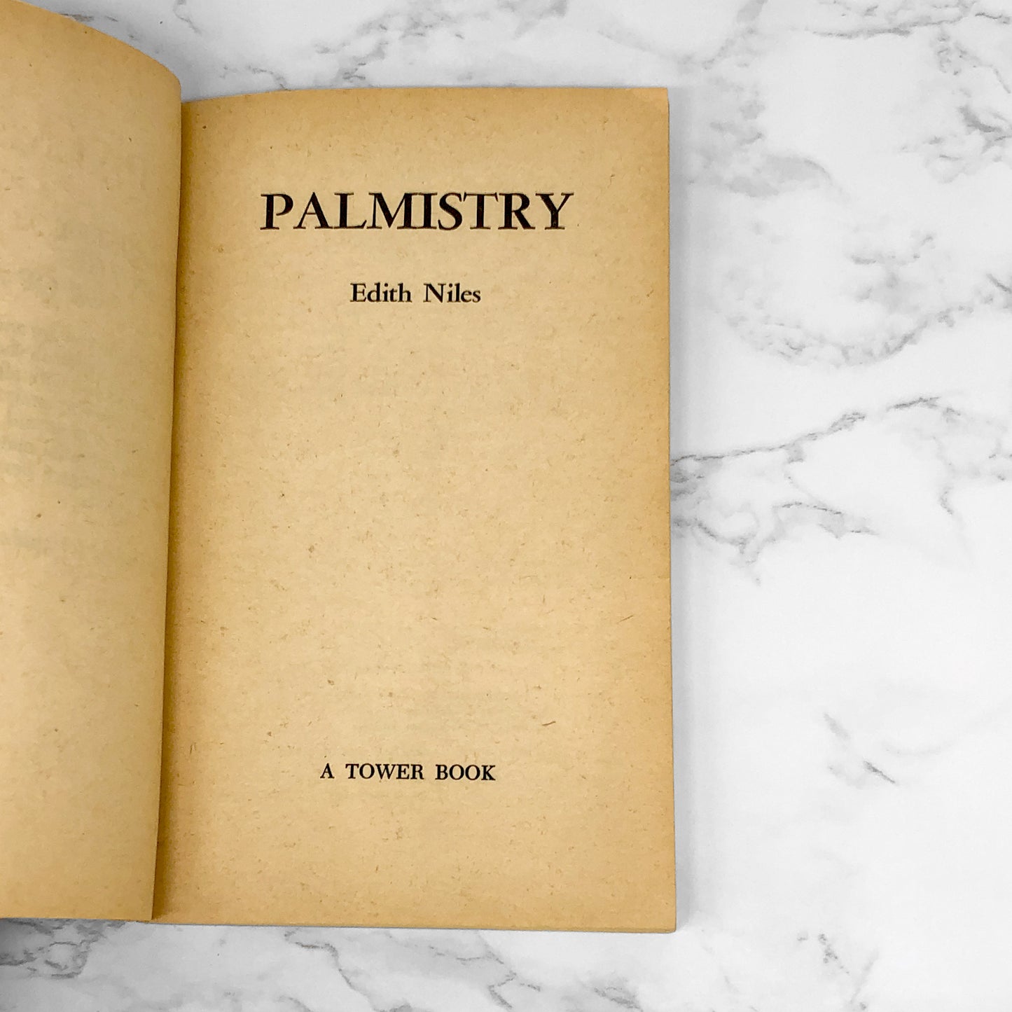 Palmistry by Edith Niles [1965 PAPERBACK]